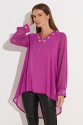 STAR Magenta Pink Eyelet Zip Top | StarByJM 3