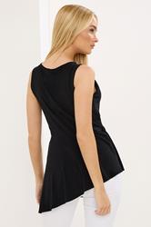 STAR Black Metal Detail Wrap Top | StarByJM 2