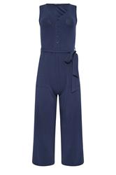 M&Co Petite Navy Blue Sleeveless Jumpsuit | M&Co 5