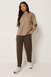 PixieGirl Petite Women's Chocolate Brown Harem Trousers | PixieGirl 3