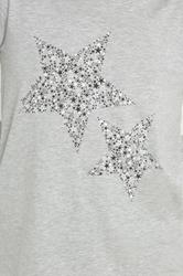 PixieGirl Petite Women's Black Star Graphic Wide Leg Pyjama Set | PixieGirl 4