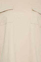 Petite Natural Brown Pocket Detail Cotton T-Shirt | PixieGirl 5