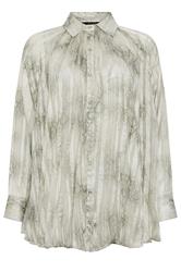 STAR Grey Snake Pleated Shirt | StarByJM 5