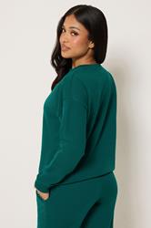 PixieGirl Petite Women's Forest Green Sweatshirt | PixieGirl  2