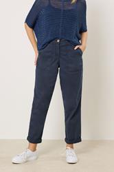 M&Co Navy Blue Carpenter Trousers | M&Co 3