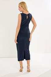 STAR Navy Blue Wrap Dress | StarByJM 2