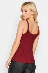 PixieGirl Wine Red Button Down Cami Top | PixieGirl 3