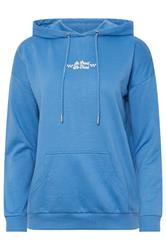 PixieGirl Petite Women's Blue Back Graphic Hoodie | PixieGirl 6