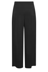 M&Co Black Stretch Scuba Wide Leg Trousers | M&Co 7