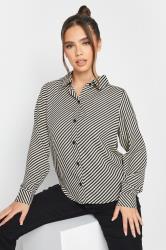 PixieGirl Petite Womens Black Stripe Shirt | PixieGirl 2