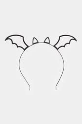 Black Novelty Bat Halloween Headband | Yours Clothing 2