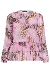 STAR Plus Size Animal Frill Hem Blouse | StarByJM 5