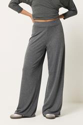 PixieGirl Petite Women's Set Grey Wrap Top & Wide Leg Trousers | PixieGirl 5