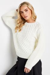 PixieGirl Ivory White Cable Knit Jumper | PixieGirl 1