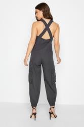 PixieGirl Washed Black Cargo Jumpsuit | PixieGirl 3