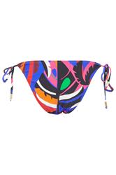STAR Blue Abstract Print Tie Side Bikini Bottoms | StarByJM 6
