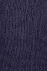 PixieGirl Navy Blue V-Neck Knitted Tunic Top | PixieGirl  5