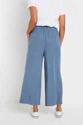 M&Co Blue Wide Leg Culottes | M&Co  2