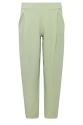 PixieGirl Petite Sage Green Barrel Leg Trousers