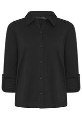 PixieGirl Petite Black Button Cotton Shirt