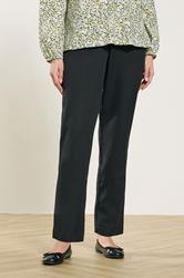 M&Co Black Slim Leg Crepe Trousers | M&Co 1