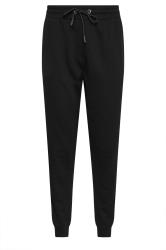 M&Co Black Cuffed Drawstring Joggers | M&Co 6