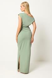 STAR Sage Green Draped Dress | StarByJM 4