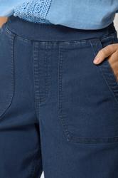 M&Co Indigo Wide Leg Carpenter Jeggings | M&Co 4