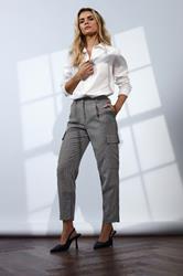M&Co Grey Textured Cargo Trousers | M&Co 3