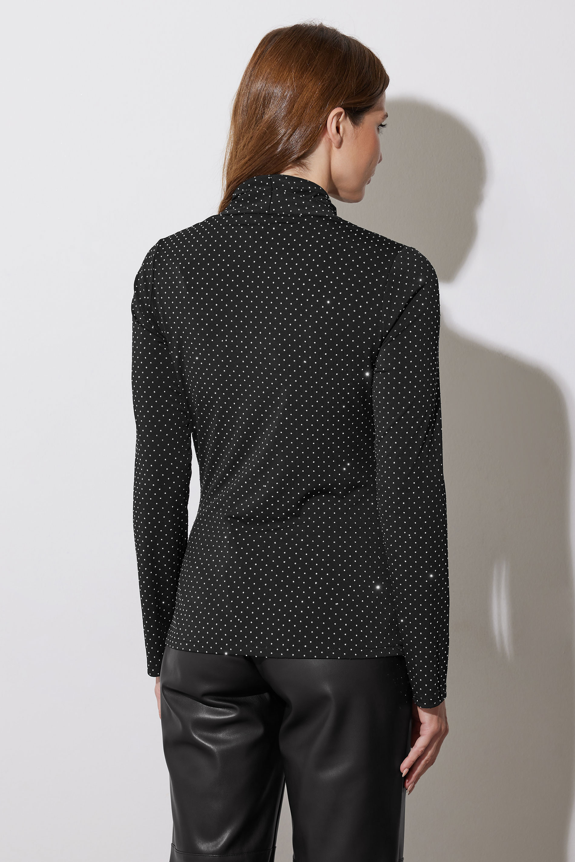 STAR Black Diamante Cut Out Wrap Top | STAR x JM 4