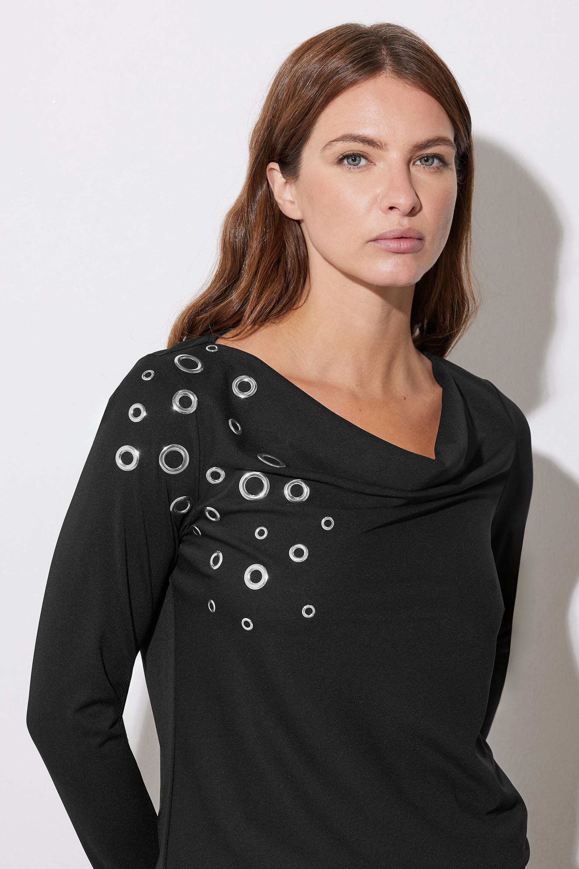STAR Black Eyelet Detail Top | StarByJM 1