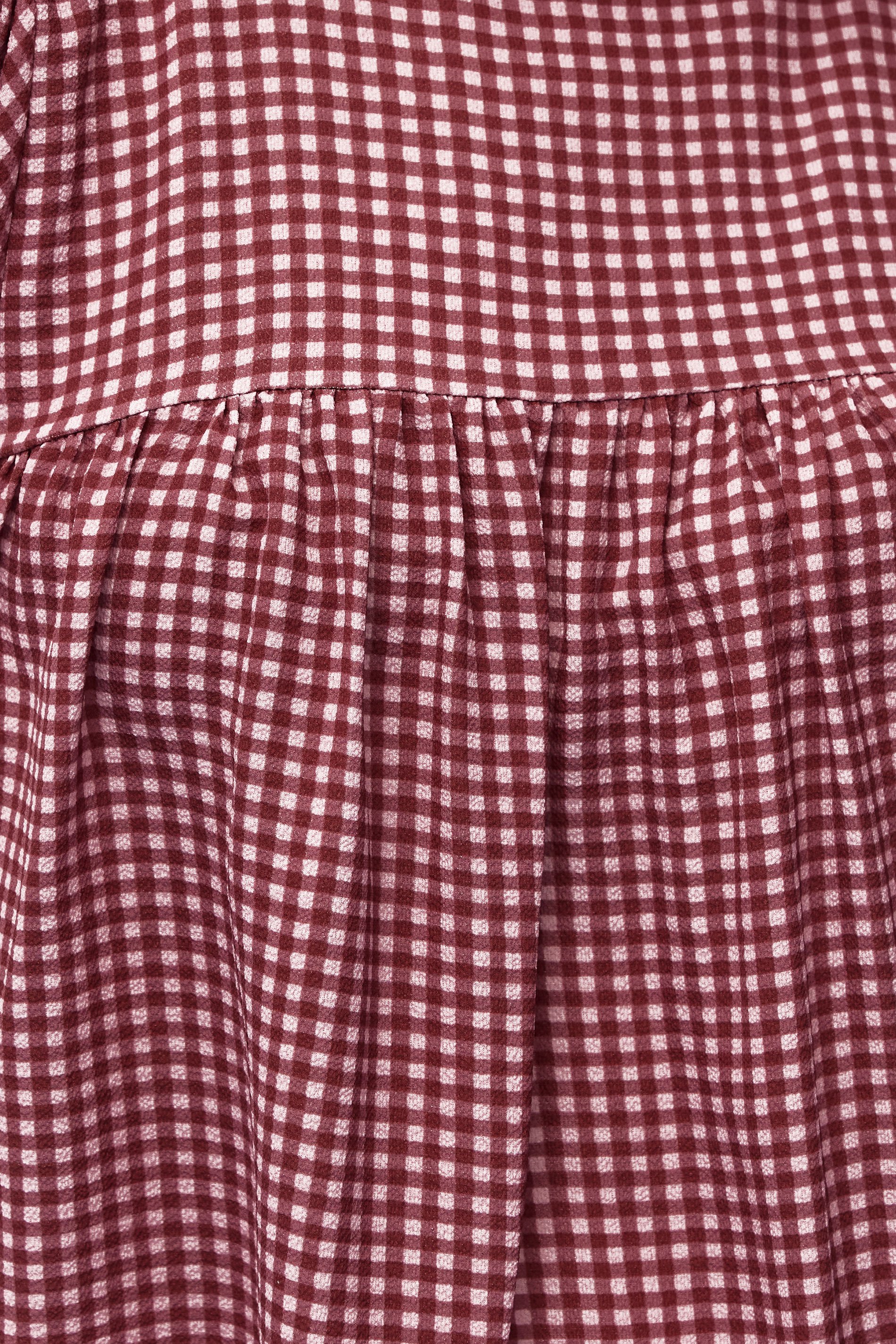 PixieGirl Petite Women's Red Gingham Tie Back Top | PixieGirl 6