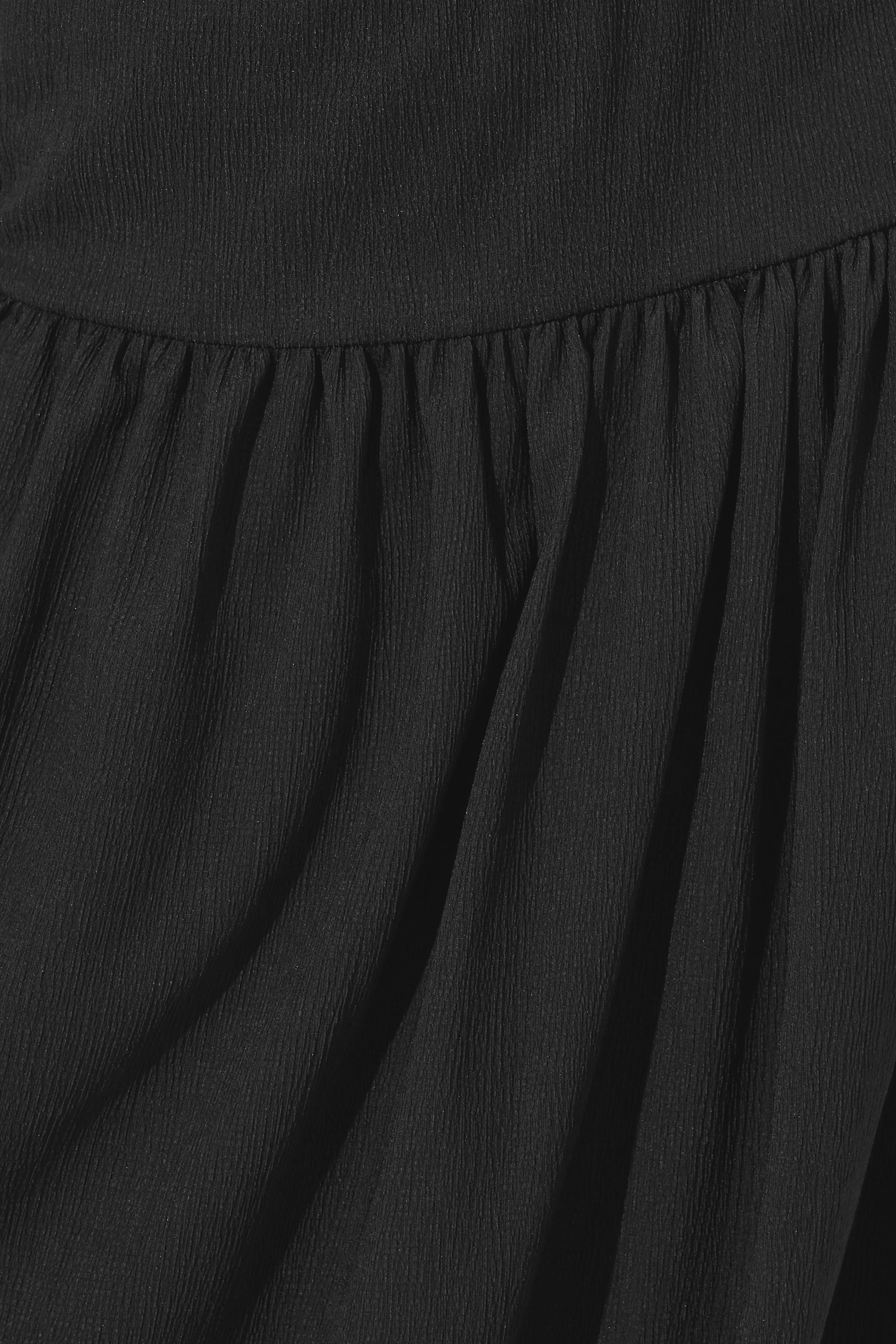 PixieGirl Petite Women's Black Bubble Hem Maxi Skirt | PixieGirl 4