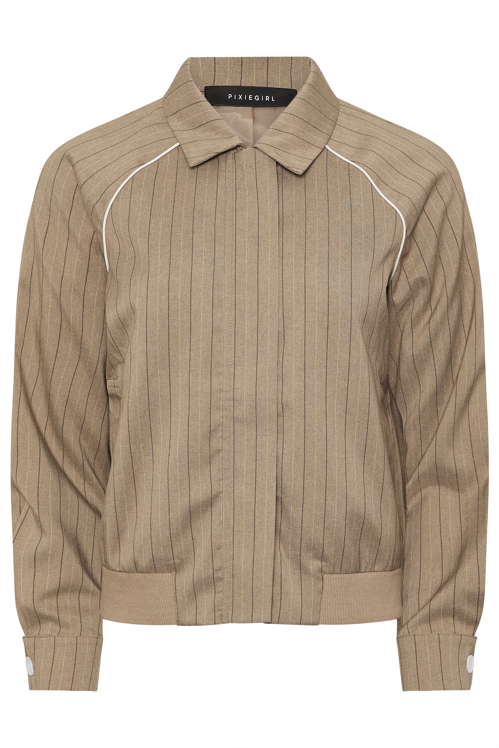 PixieGirl Petite Women's Blue Stripe Tailored Jacket | PixieGirl  6