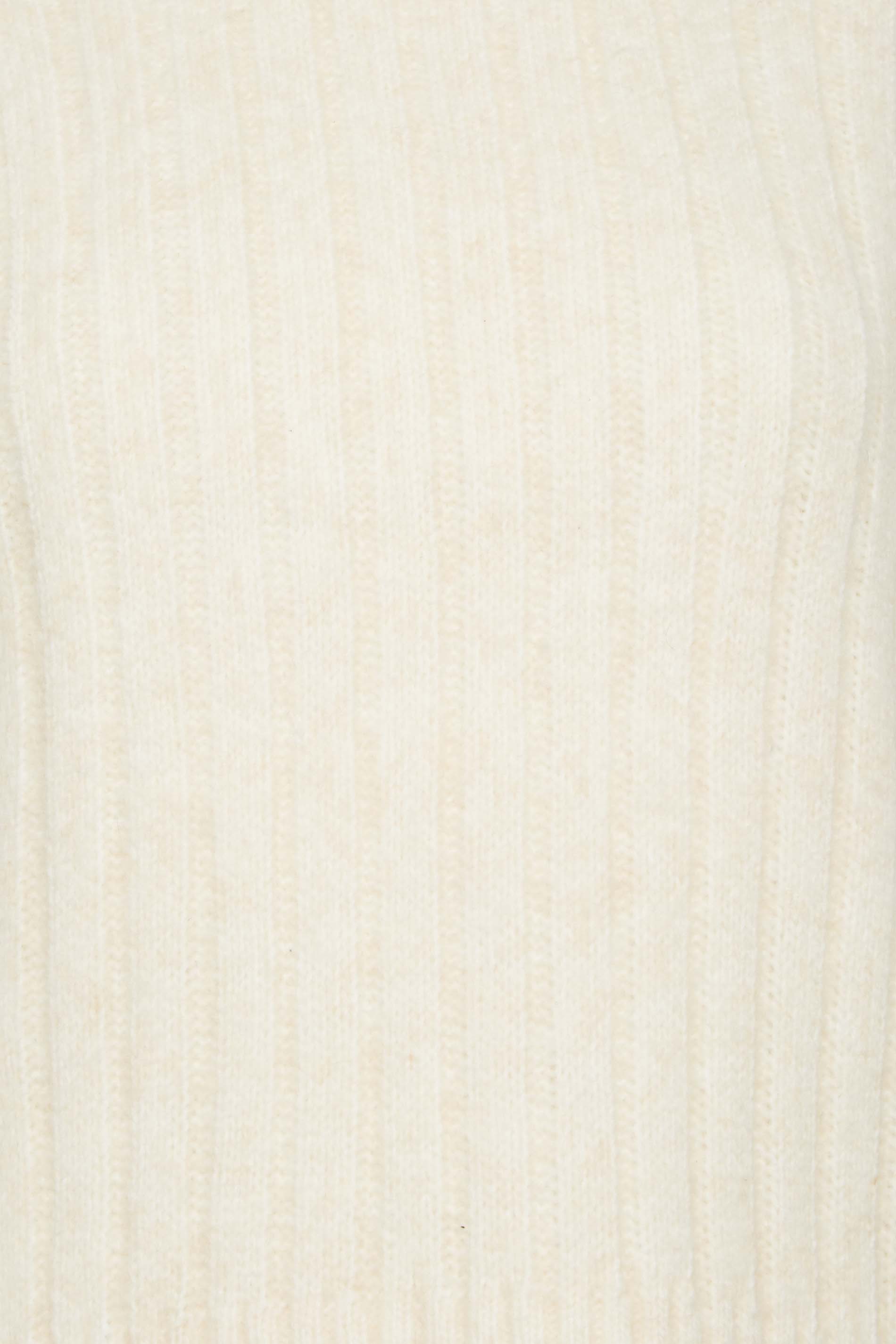 PixieGirl Ivory White Ribbed Roll Neck Knitted Top | PixieGirl 6