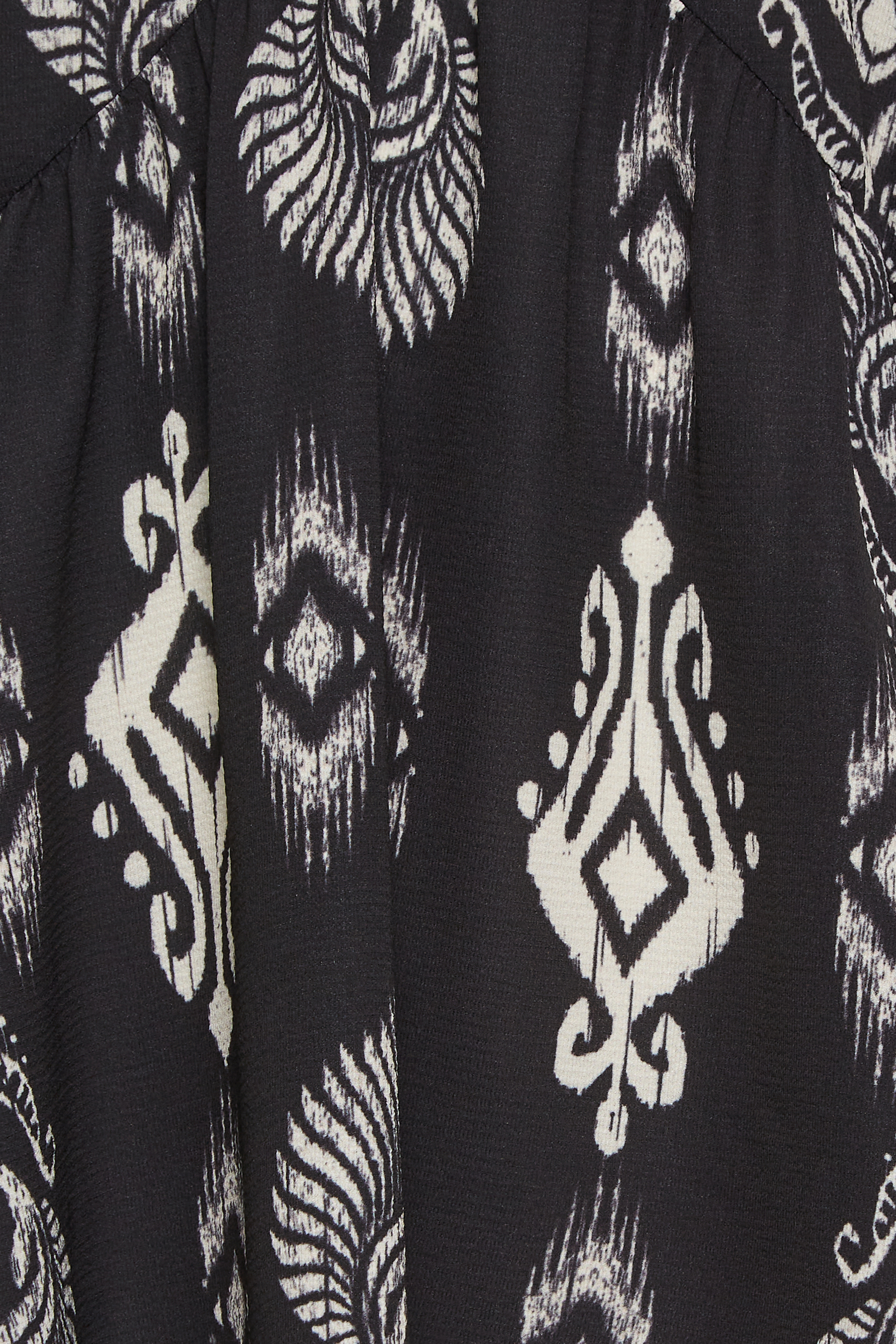 PixieGirl Black Aztec Print Smock Top | PixieGirl 6