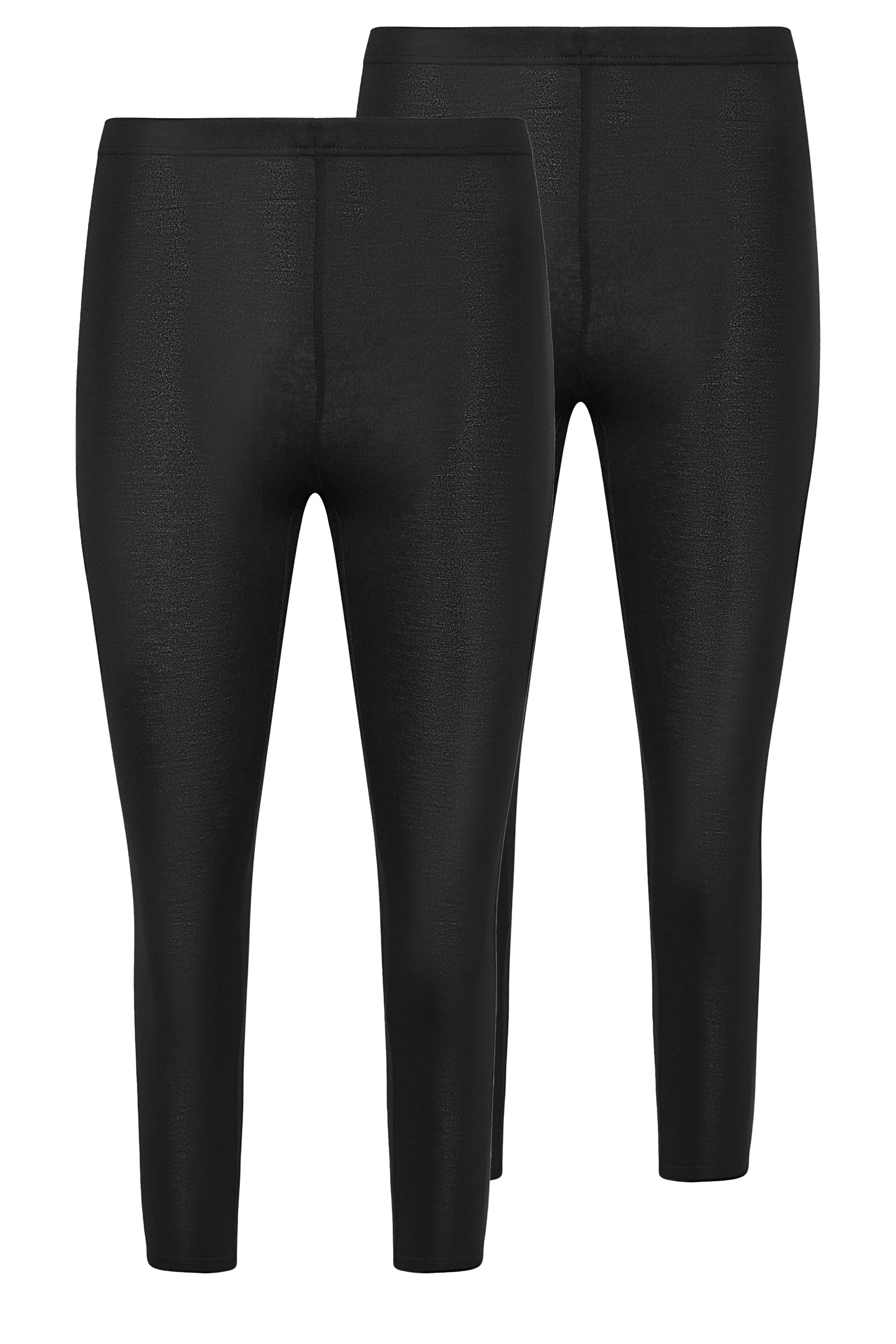 PixieGirl Petite Women's 2 PACK Black Basic Cropped Leggings | PixieGirl 6