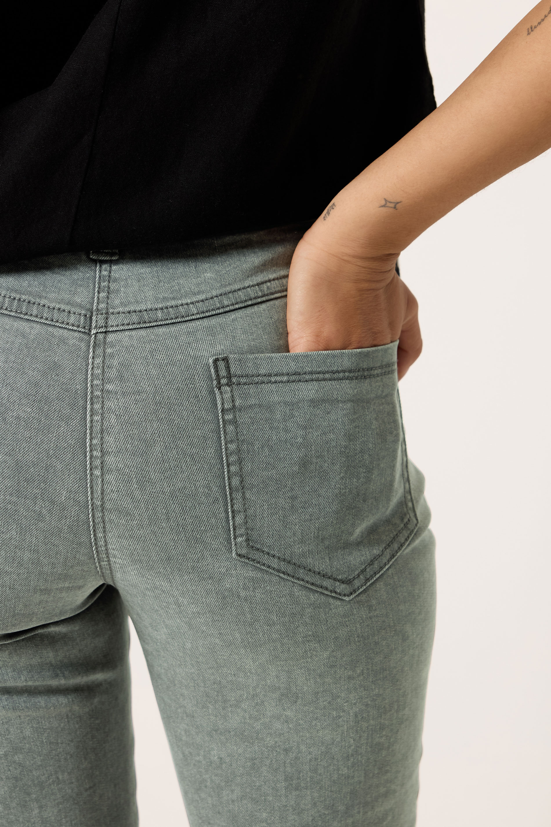 M&Co Grey Wash Straight Leg Jeans | M&Co 4