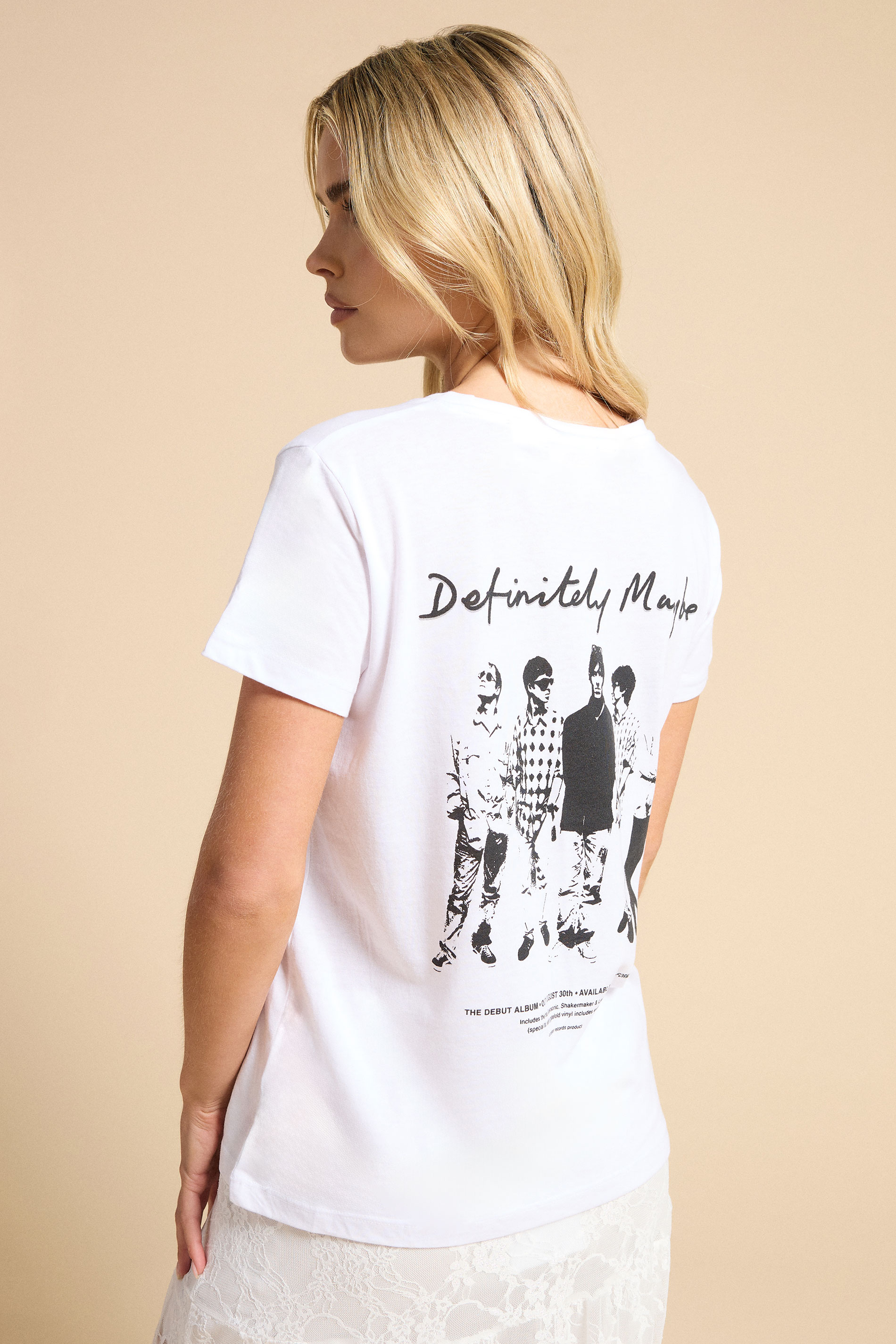 PixieGirl Petite Women's White 'Oasis' Graphic T-Shirt | PixieGirl 3