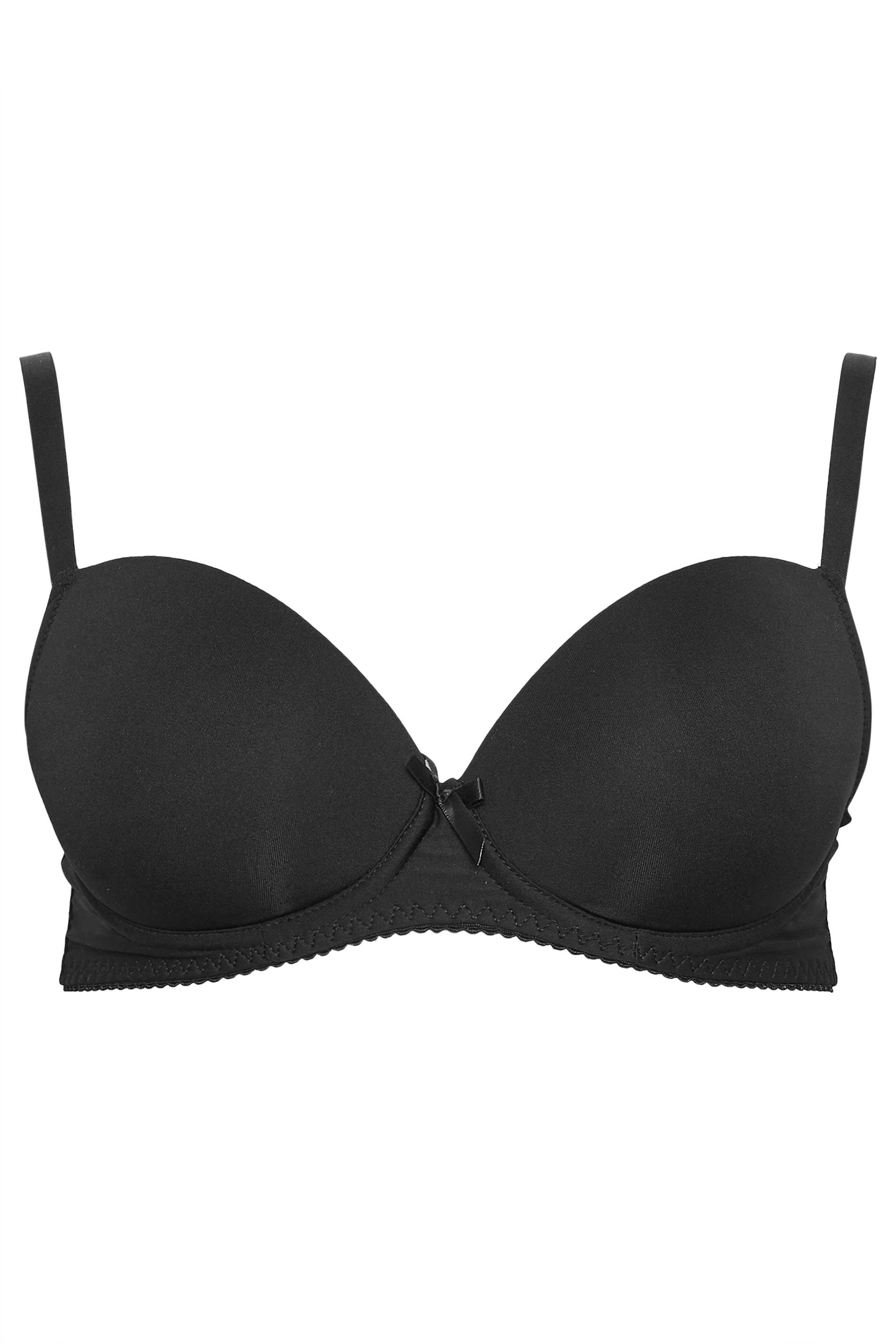 M&Co 2 PACK Black & White Moulded T-Shirt Bra | M&Co 12