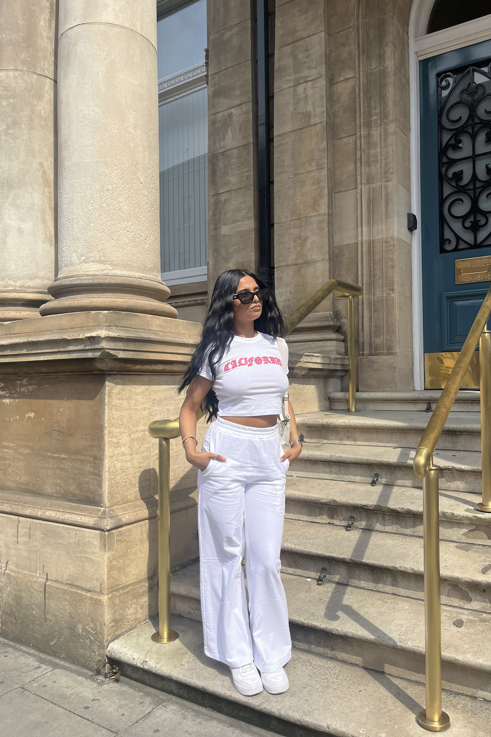 PixieGirl Petite Women's White 'California' Slogan Short Sleeve T-Shirt | PixieGirl 2