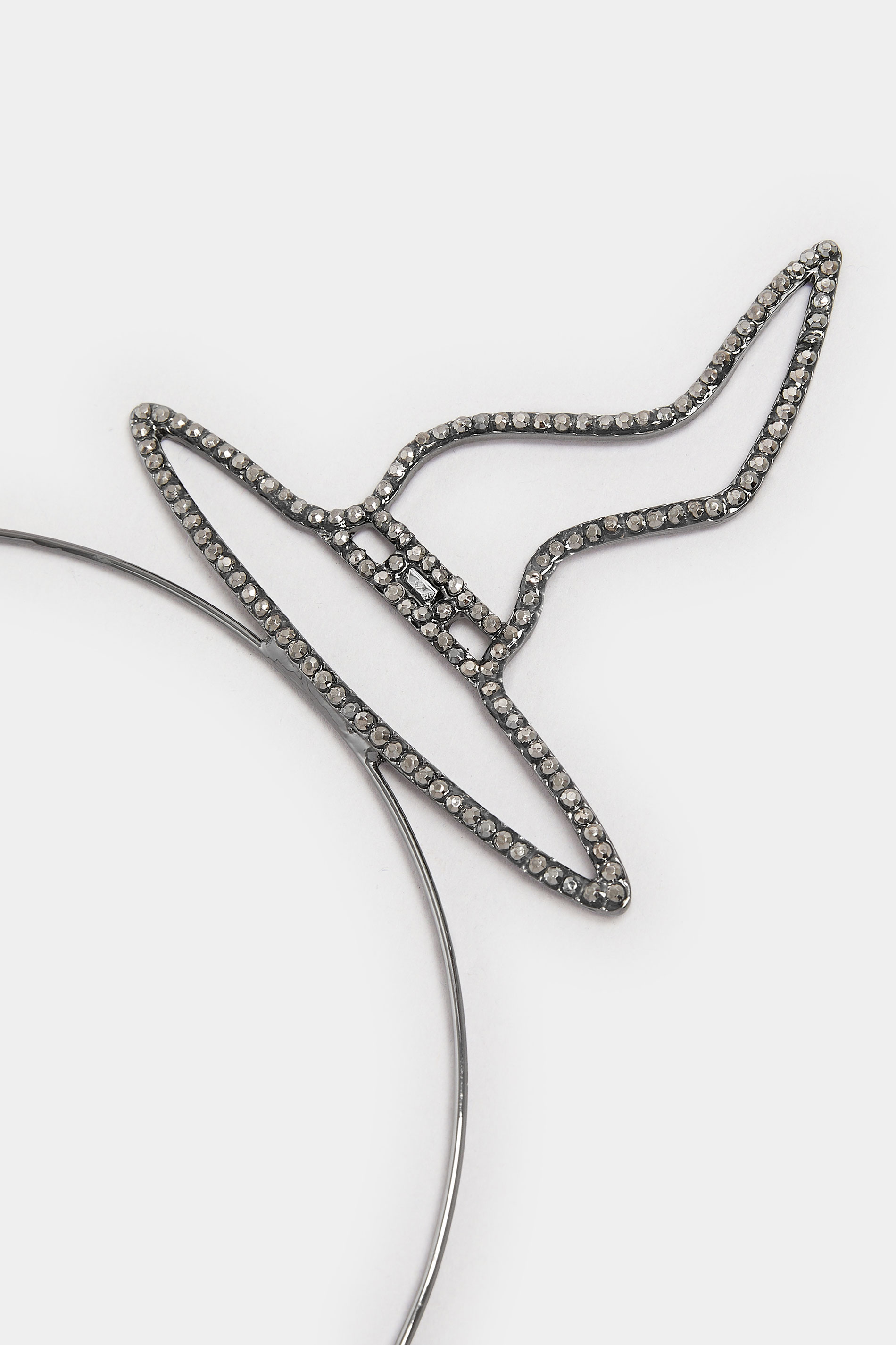 Silver Tone Witch Hat Novelty Halloween Headband | Yours Clothing 3