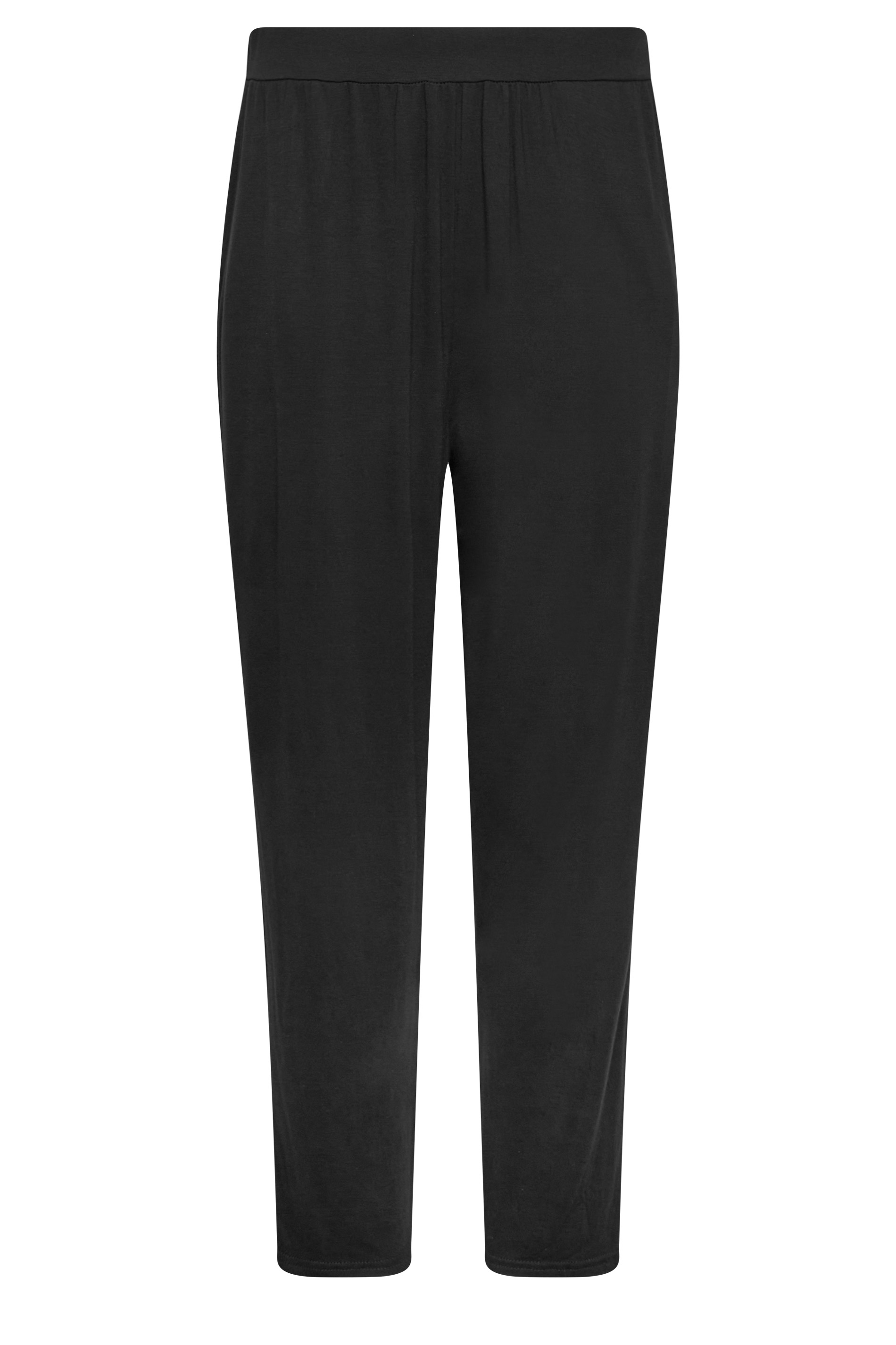 M&Co Black Soft Jersey Hareem Trousers | M&Co 6