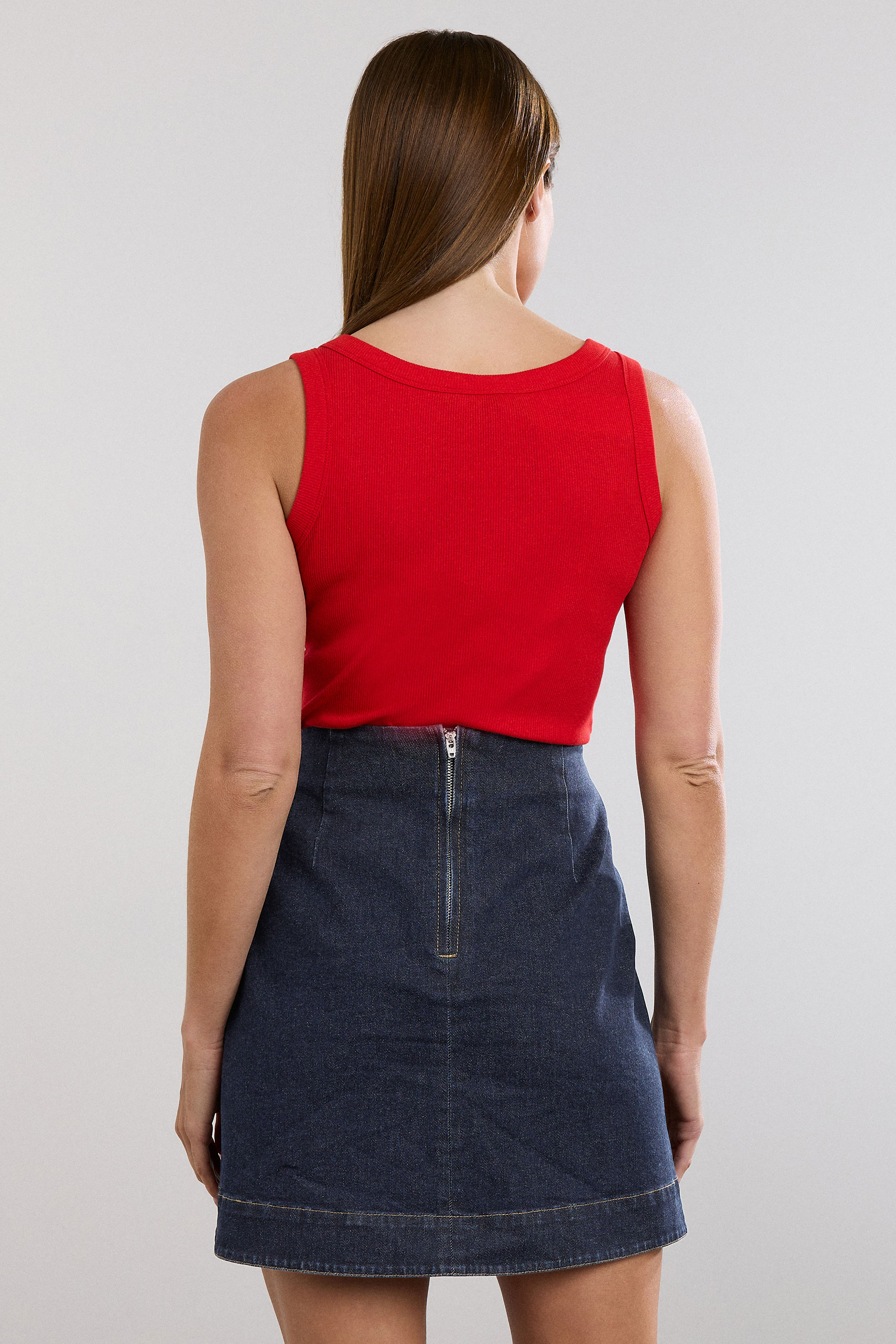 STAR Blue Denim Wrap Mini Skirt | StarByJM 2