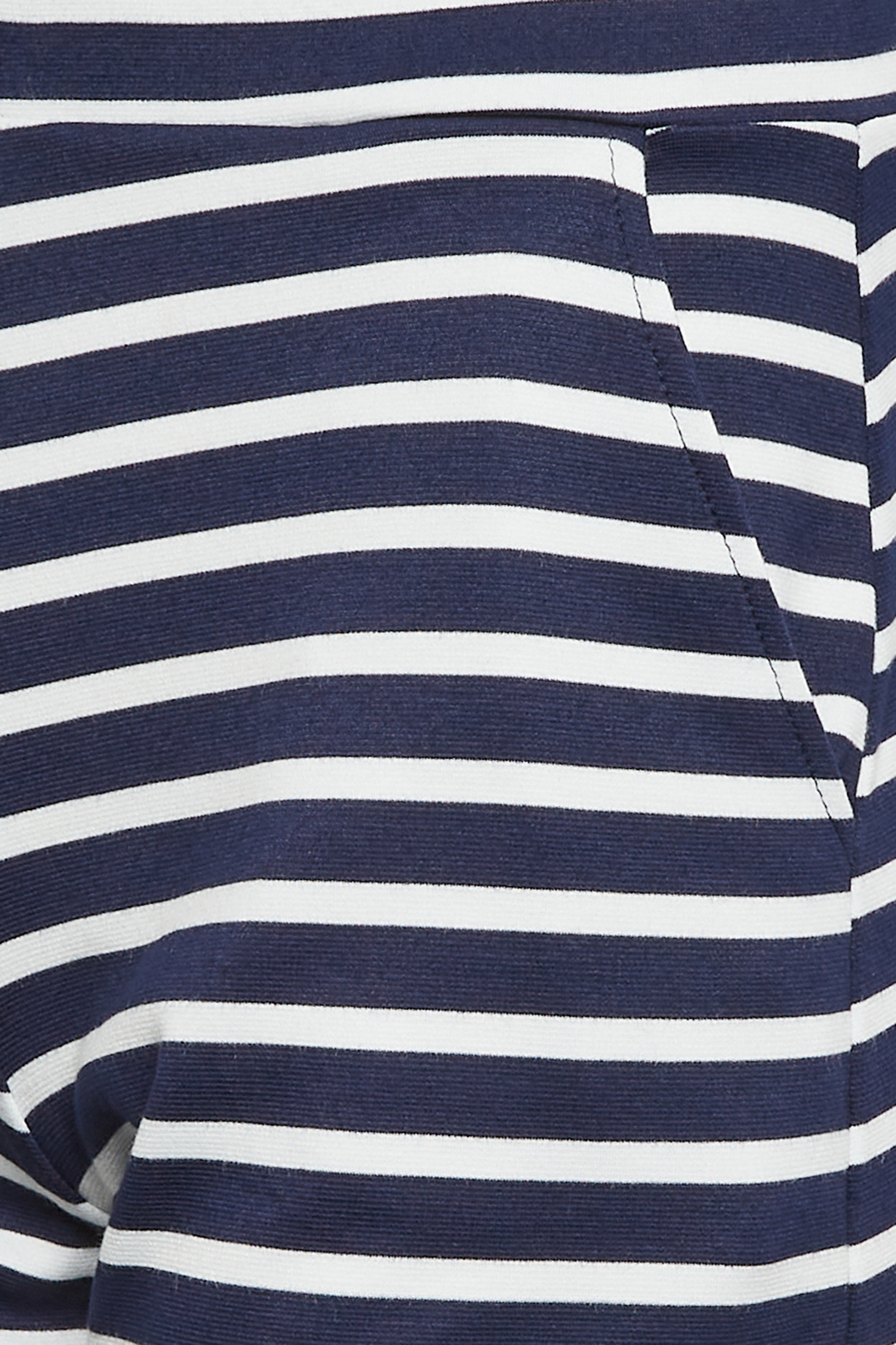 PixieGirl Navy Blue Stripe Print Shorts | PixieGirl 4