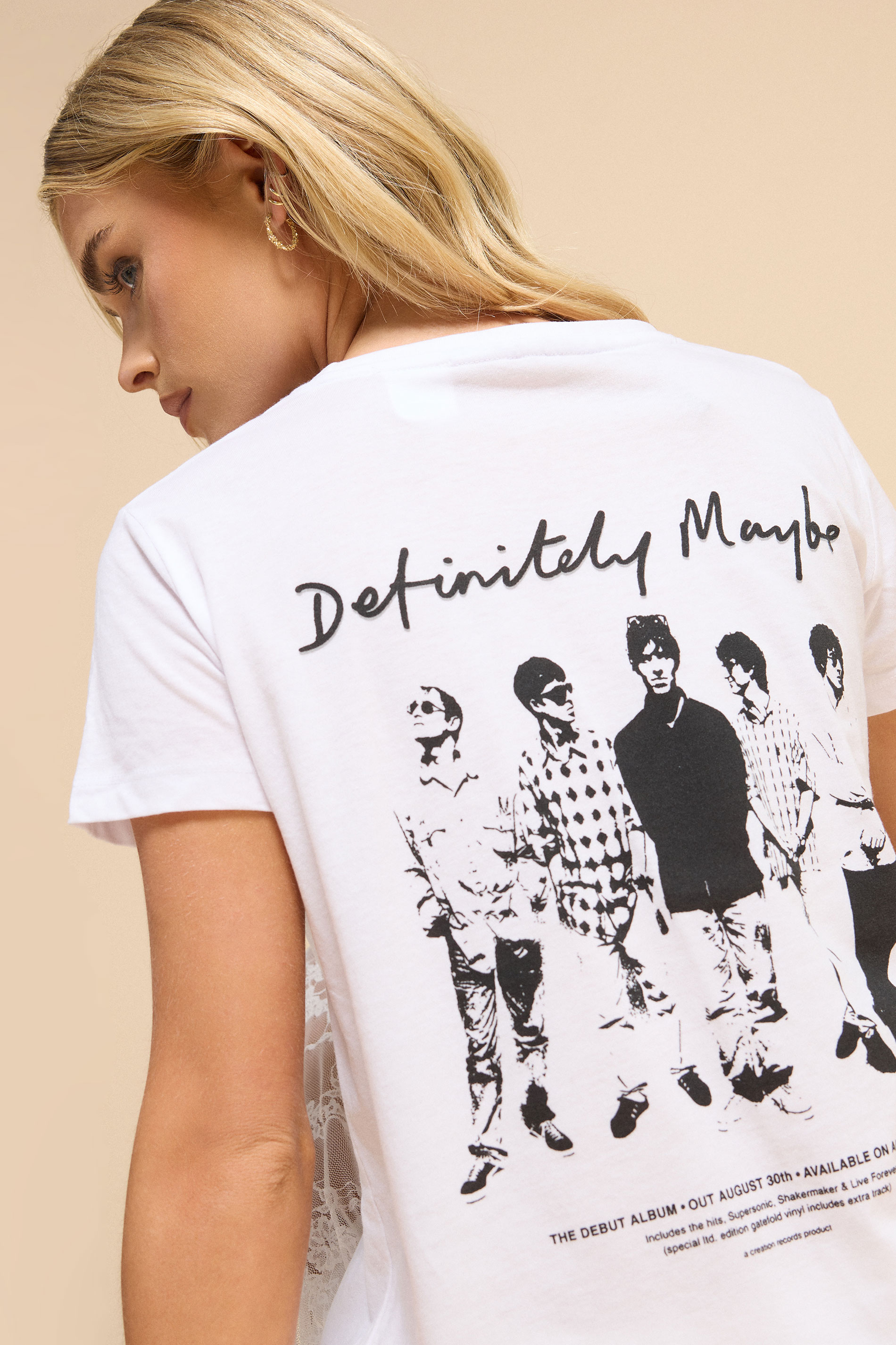 PixieGirl Petite Women's White 'Oasis' Graphic T-Shirt | PixieGirl 4