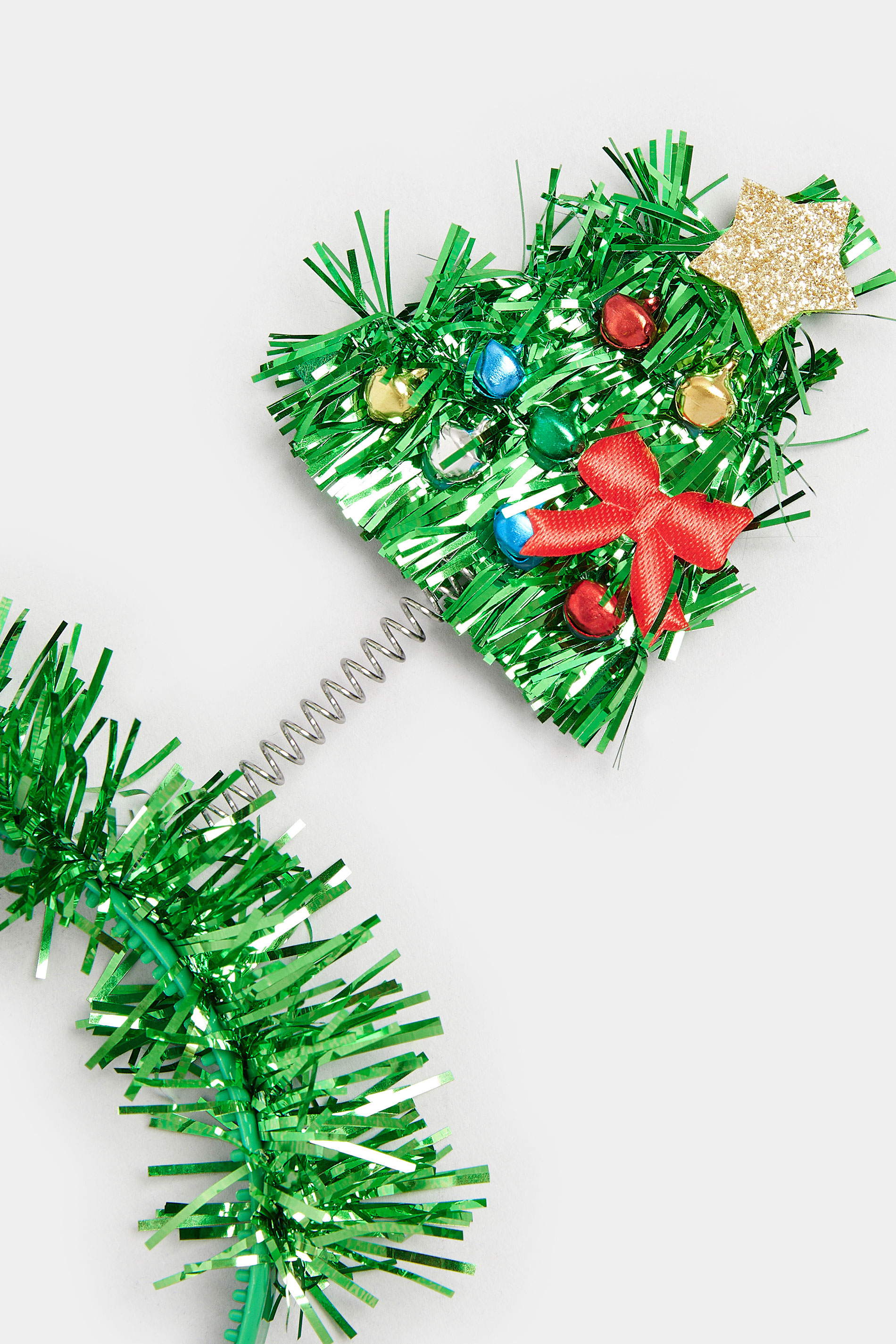 Green Christmas Tree Novelty Headband | Yours Clothing 3