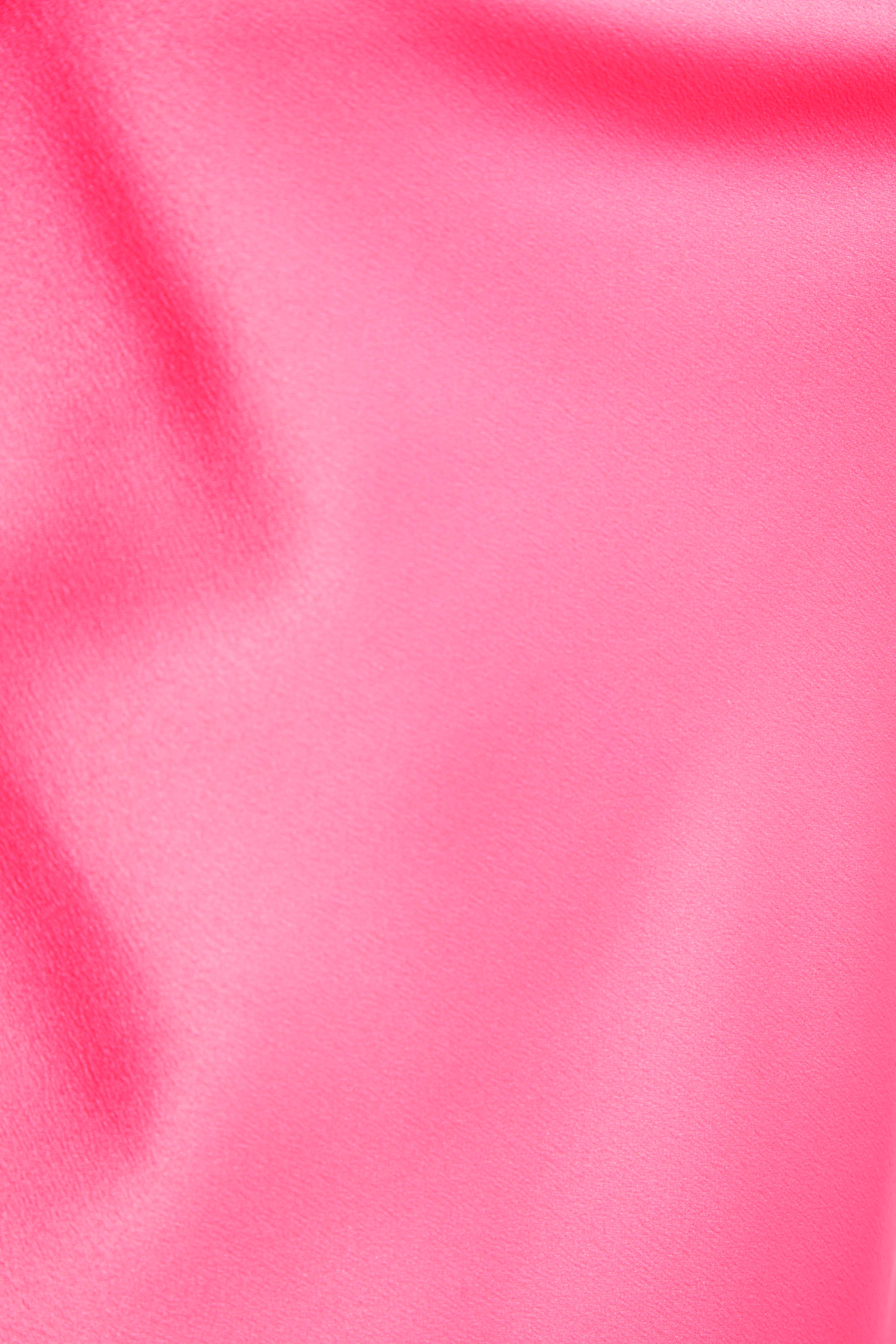 Petite Hot Pink Satin Cowl Neck Cami Top | PixieGirl