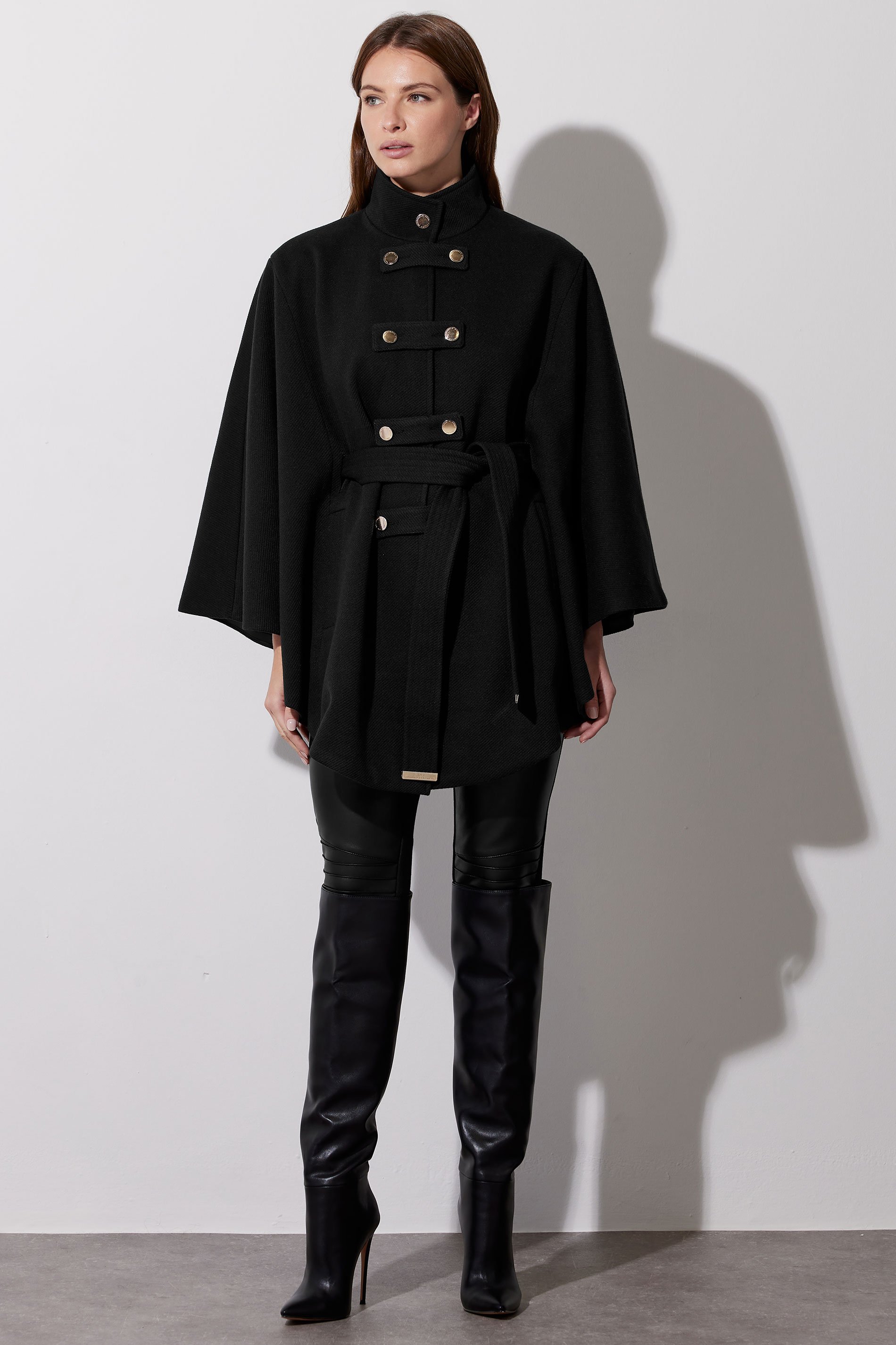 STAR Black Military Cape Jacket | STAR x JM 2