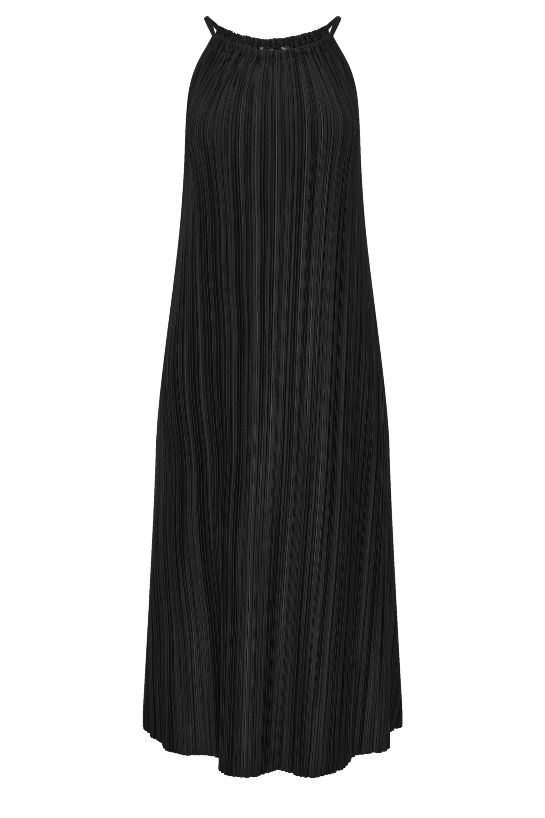 PixieGirl Petite Women's Black Plisse Midi Dress | PixieGirl 5